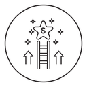 Career ladder icon