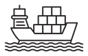 Cargo ship icon