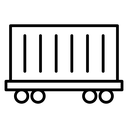 Cargo wagon icon
