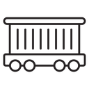 Cargo wagon icon