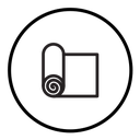 Carpet roll icon