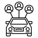 Carpool share icon