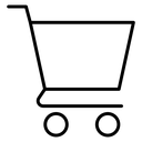 Cart Black Outline icon