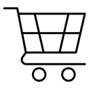 Cart Black Outline icon