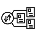Case priority Black Outline icon