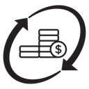 Cash flow icon