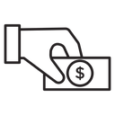 Cash on delivery icon