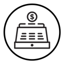 Cash register icon