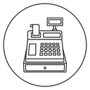 Cash register icon