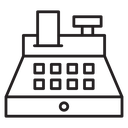 Cash register icon