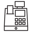 Cash register icon