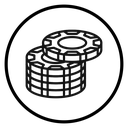 Casino chips icon