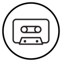 Cassette tape icon