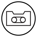 Cassette tape icon