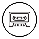 Cassette tape icon