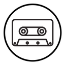 Cassette tape icon