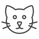 Cat face 3 icon
