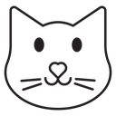 Cat face icon