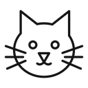 Cat face icon
