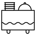 Catering buffet icon