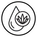 CBD oil drop icon