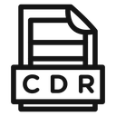 CDR File Document icon