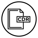 CDR File Document icon