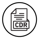 CDR File Document icon