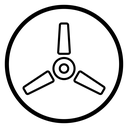 Ceiling fan 2 icon