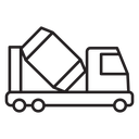 Cement truck 2 icon