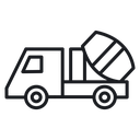 Cement truck 3 icon