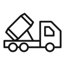 Cement truck icon