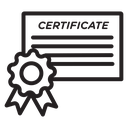 Certificate (2) icon