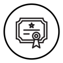 Certificate icon