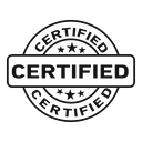 Certified stamp icon