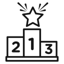 Champion podium icon