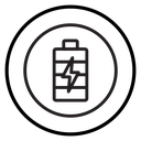 Charging battery icon