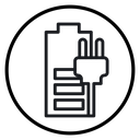 Charging battery icon