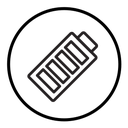 Charging battery icon