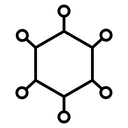 Chart connected icon