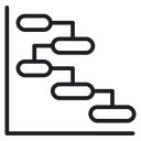Chart gantt 2 icon