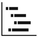 Chart gantt 3 icon