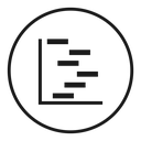 Chart gantt icon