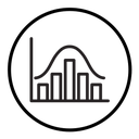 Chart histogram icon