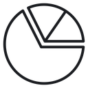 Chart pie 3 icon