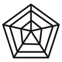 Chart-radar 3 icon