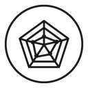 Chart-radar icon