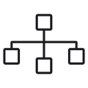 Chart tree 3 icon