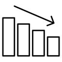 Chat arrow down icon