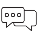 Chat bubble icon